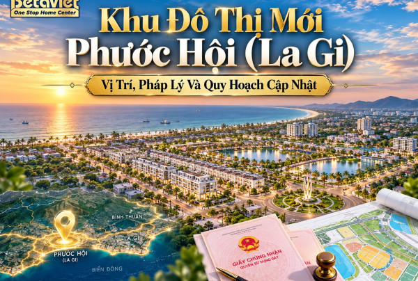 Khu Đô Thị Mới Phước Hội (La Gi): Vị Trí, Pháp Lý Và Quy Hoạch Cập Nhật 2026