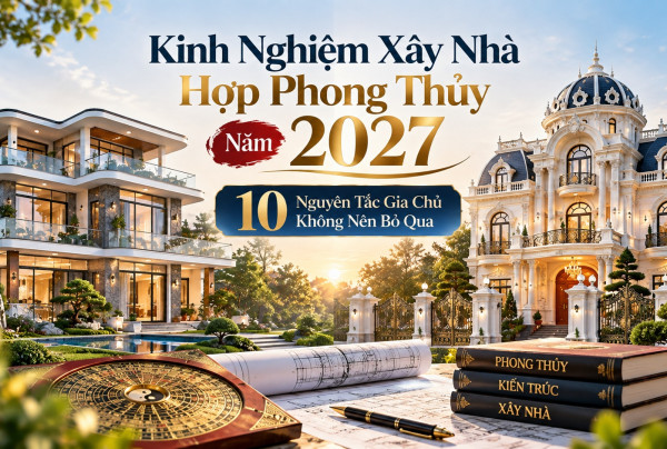 Kinh Nghiệm Xây Nhà Hợp Phong Thủy Năm 2027: 10 Nguyên Tắc Gia Chủ Không Nên Bỏ Qua