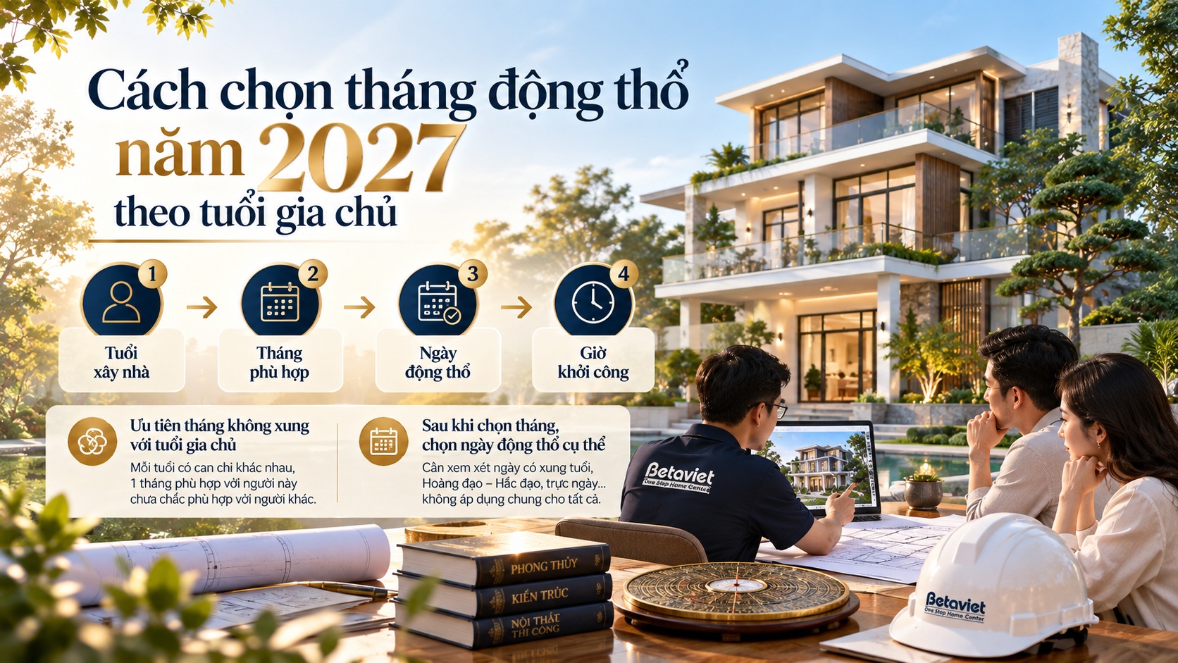 Tháng Đẹp Động Thổ Năm 2027: Chọn Thời Điểm Khởi Công Hút Tài Lộc