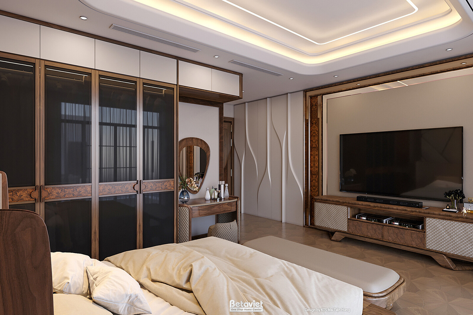 Nội thất phòng ngủ biệt thự hiện đại NT6280002 – góc nhìn 26