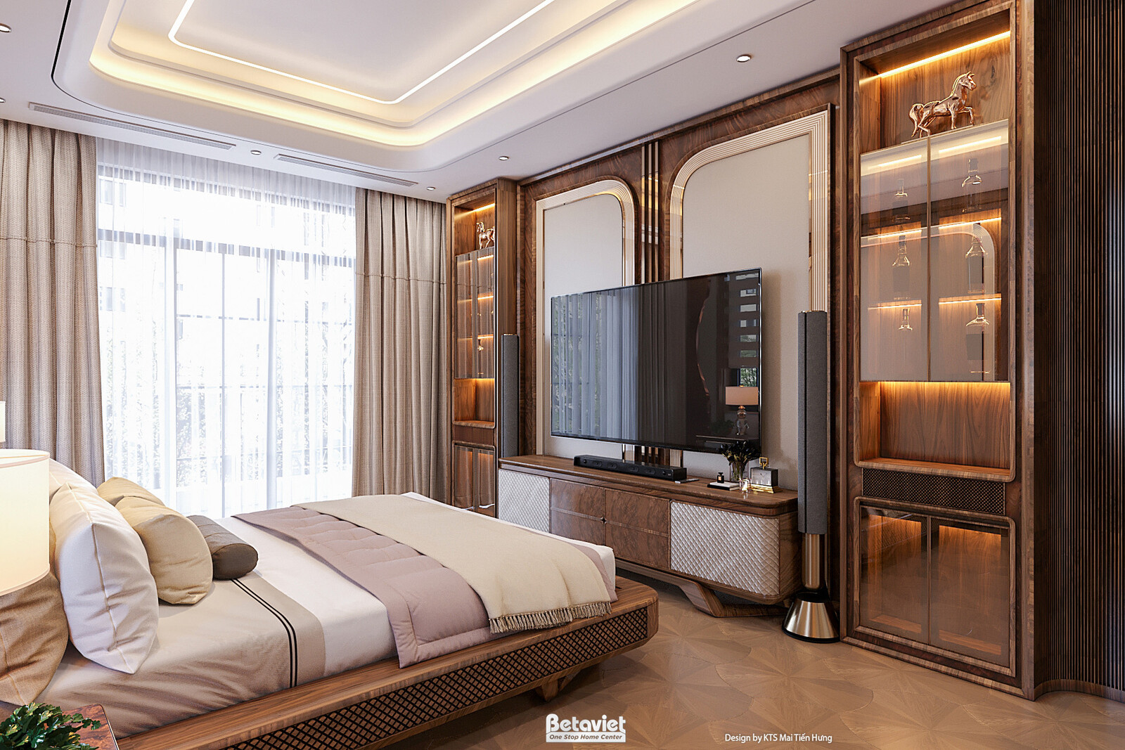 Nội thất phòng ngủ biệt thự hiện đại NT6280002 – góc nhìn 19