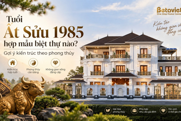 Tuổi Ất Sửu 1985 hợp mẫu biệt thự nào? Gợi ý kiến trúc theo phong thủy