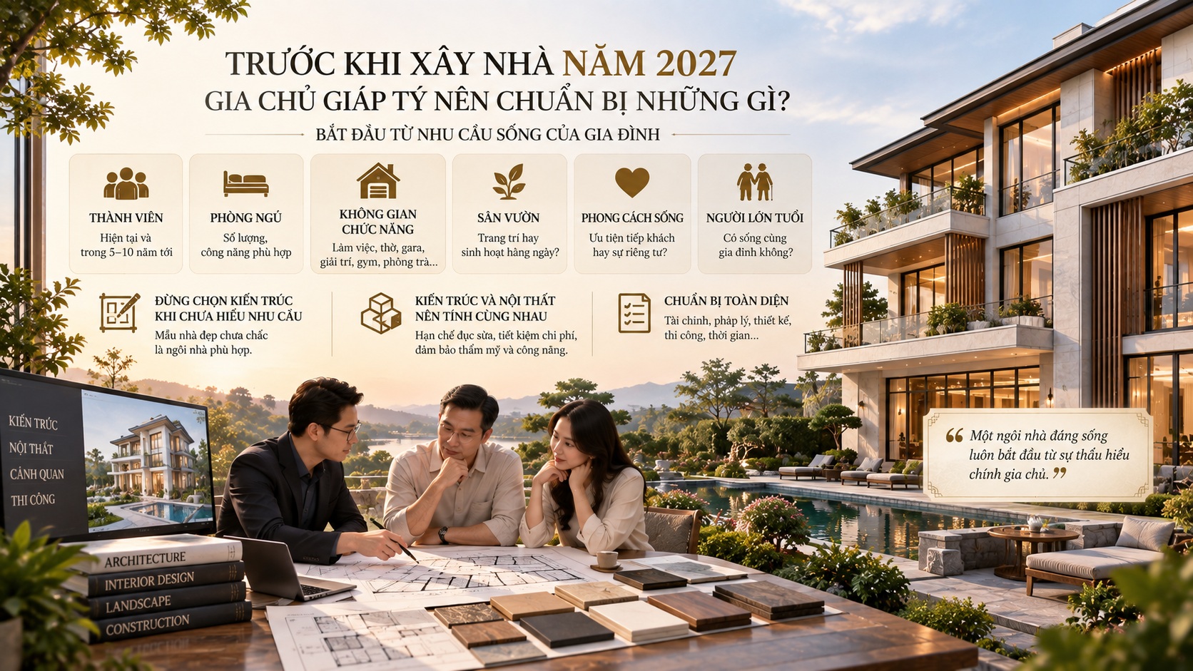 Tuổi Giáp Tý 1984 làm nhà năm 2027 có tốt không? Xem Kim Lâu, Hoang Ốc, Tam Tai chi tiết