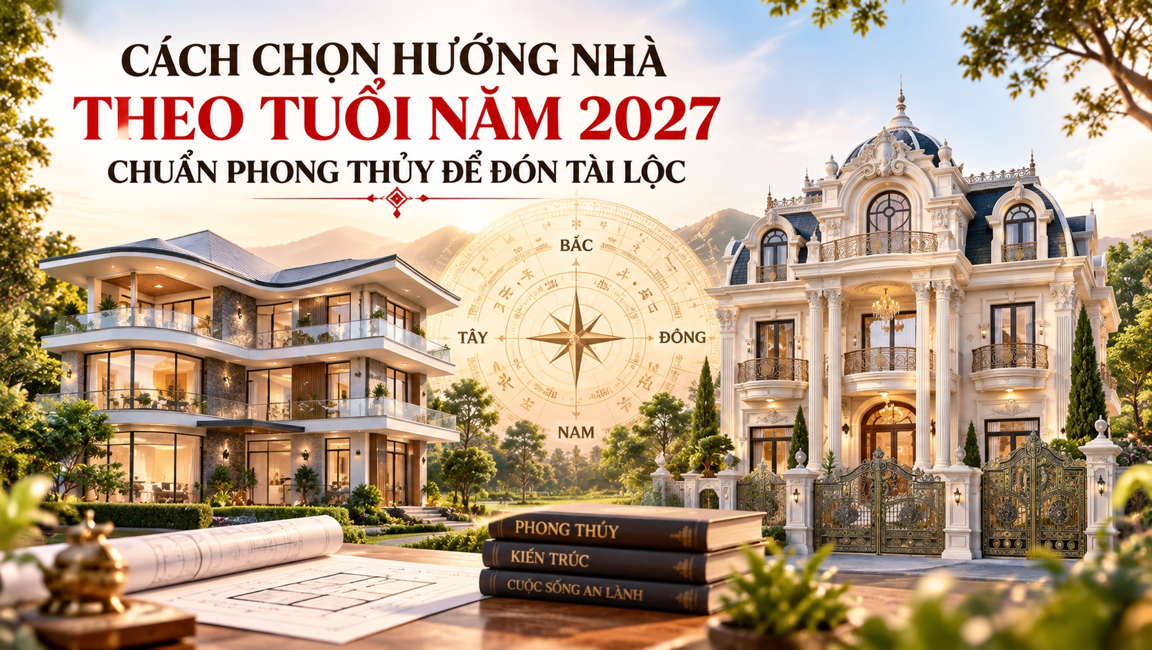 Cách chọn hướng nhà theo tuổi năm 2027 chuẩn phong thủy để đón tài lộc
