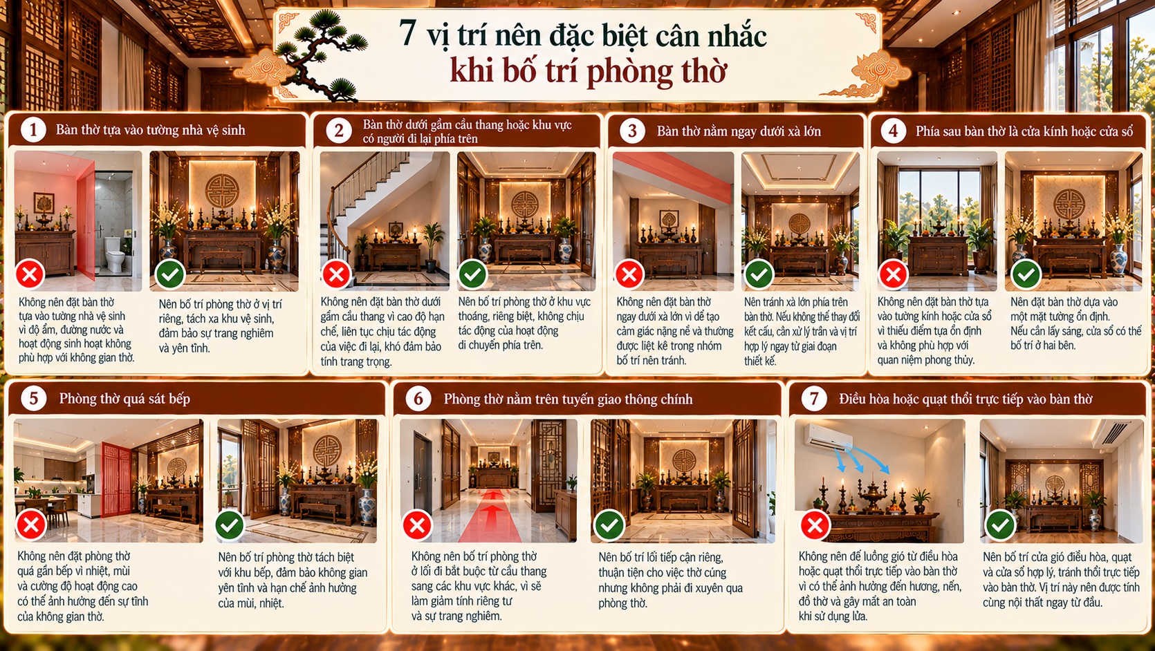 Hướng phòng thờ chuẩn phong thủy: Cách bố trí đúng để gia đạo bình an