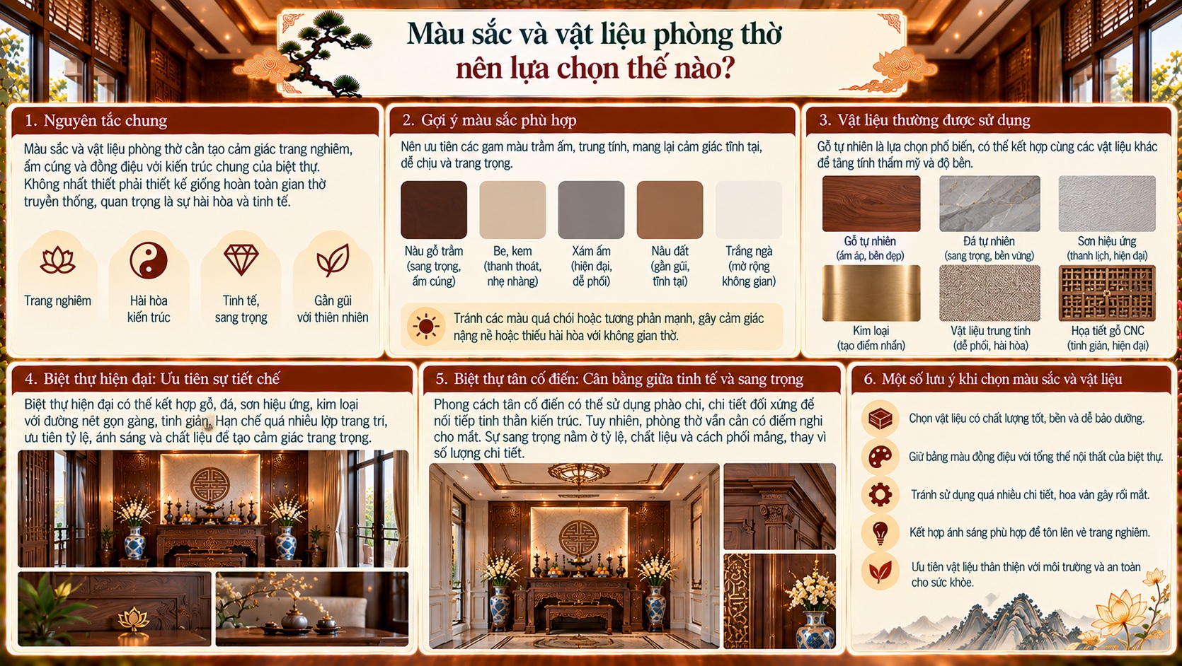 Hướng phòng thờ chuẩn phong thủy: Cách bố trí đúng để gia đạo bình an