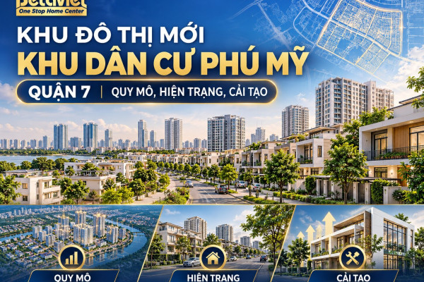Khu đô thị mới Khu dân cư Phú Mỹ Quận 7: quy mô, hiện trạng, cải tạo