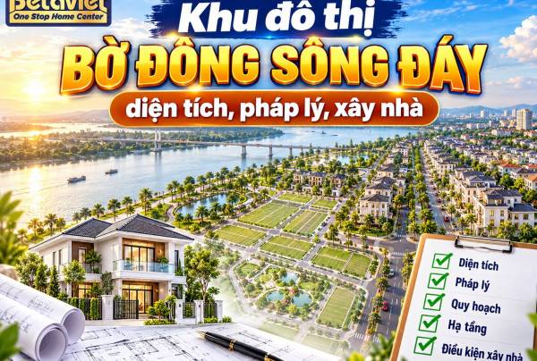 Khu đô thị bờ đông sông Đáy: diện tích, pháp lý, xây nhà
