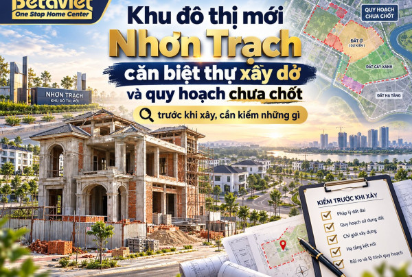 Khu đô thị mới Nhơn Trạch: quy hoạch, hiện trạng, thi công