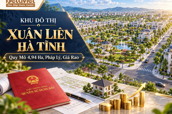 Khu Đô Thị Xuân Liên Hà Tĩnh: Quy Mô 4,94 Ha, Pháp Lý, Giá Rao
