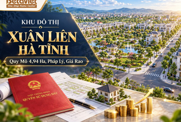 Khu Đô Thị Xuân Liên Hà Tĩnh: Quy Mô 4,94 Ha, Pháp Lý, Giá Rao
