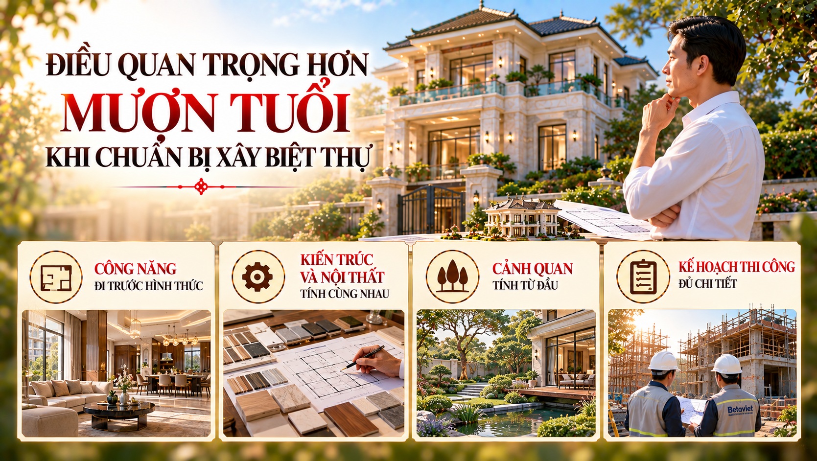 Mượn tuổi xây biệt thự có tốt không? Những điều gia chủ cần biết