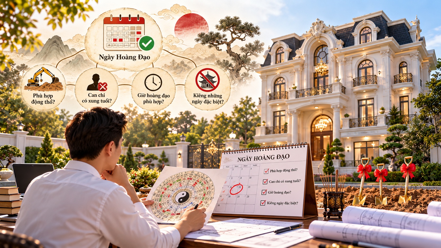 Những điều kiêng kỵ khi khởi công xây nhà để tránh ảnh hưởng đến vận khí