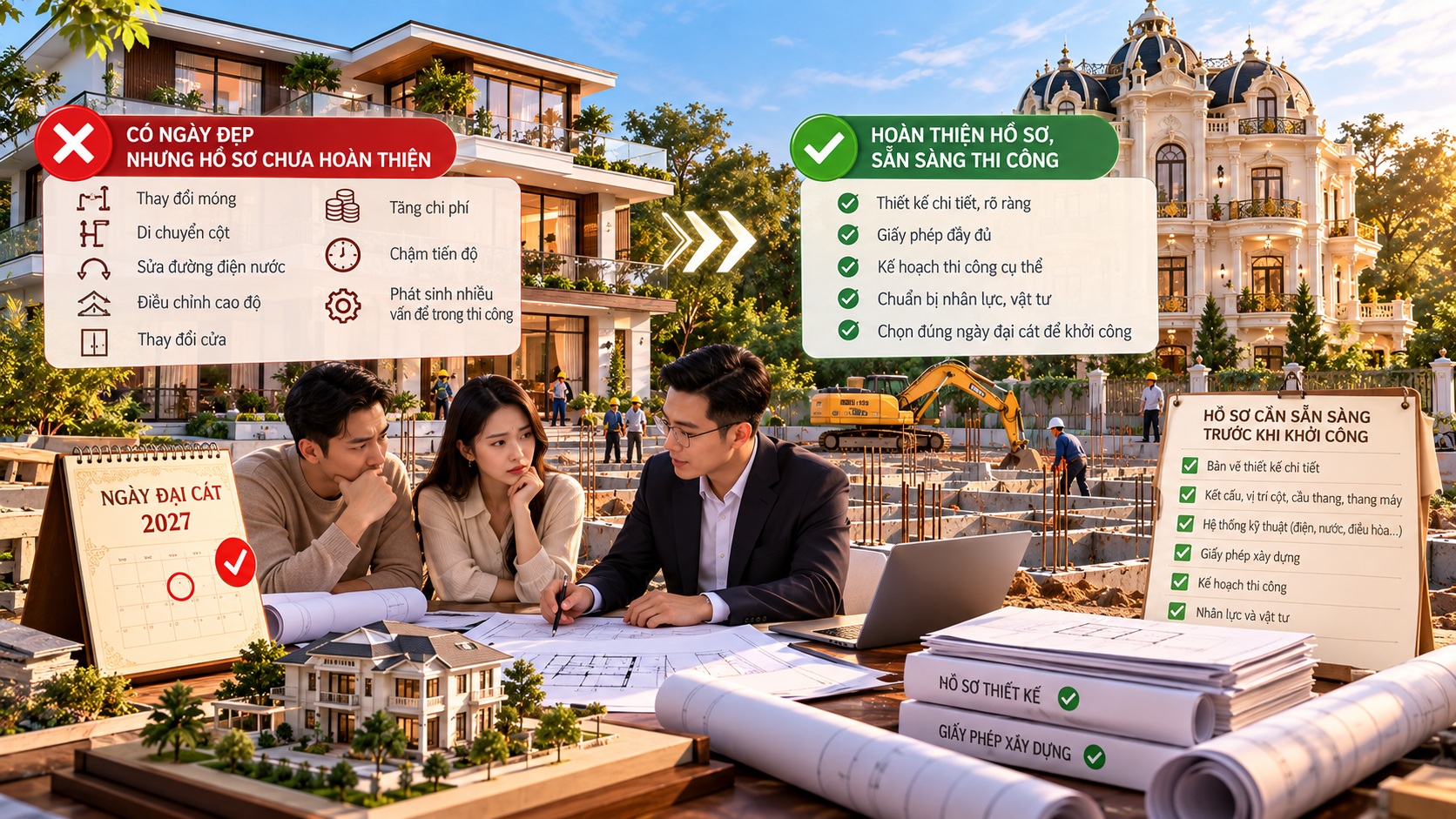 Những ngày đại cát động thổ năm 2027: Cách chọn ngày đẹp chuẩn phong thủy
