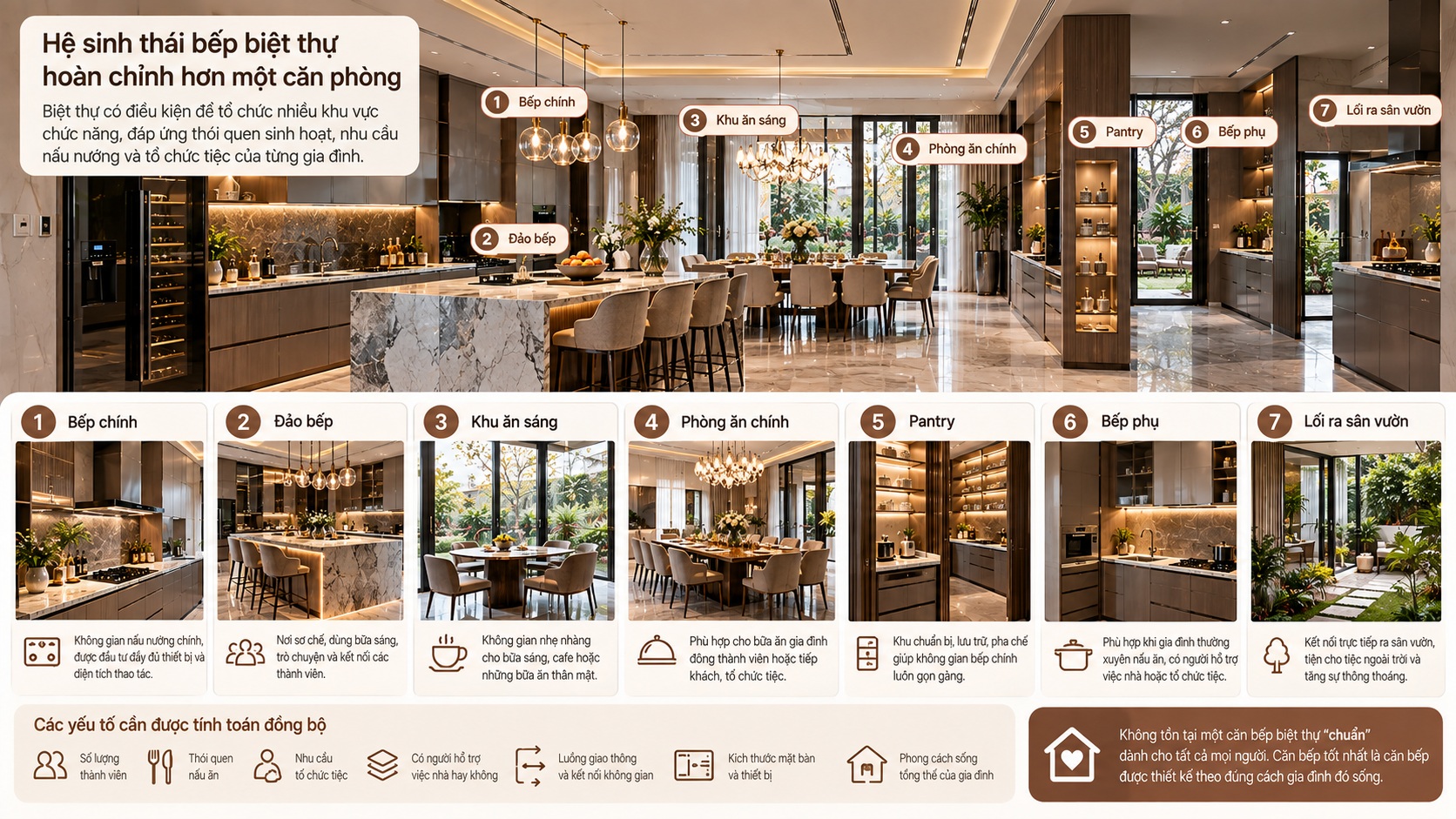 Phong thủy phòng bếp thu hút tài lộc: Những nguyên tắc gia chủ nên biết