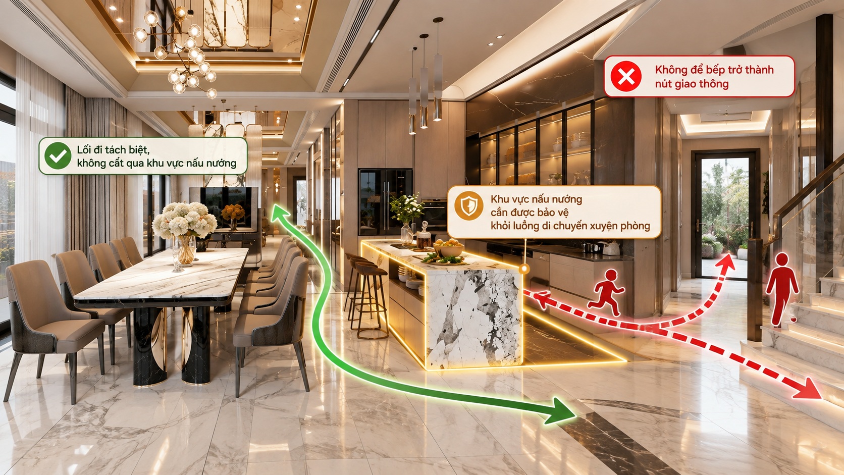 Phong thủy phòng bếp thu hút tài lộc: Những nguyên tắc gia chủ nên biết
